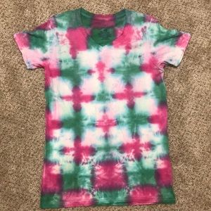 Homemade tie-dye shirt